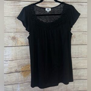 🤎3/$10 Old Navy Black Women's Blouse Size Medium